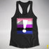 Genderfluid Pride Flag Exclamation Point Racerback Tank